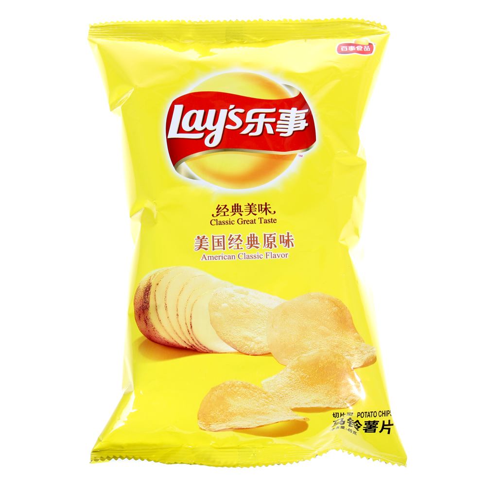 乐事美国经典原味薯片70G （仅限南钢一号服务区超 …